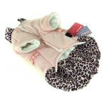 Kutyaruha Petsoo Leopárdmintás Rózsaszín
