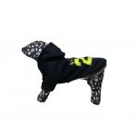 Kutyaruha Kifordítható Fekete - Szürke