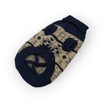 Kutyaruha Viva Kötött Triangles Sötétkék