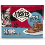 Voskes Pástétom Senior Tőkehal Zöldbabbal 8 x 85 g