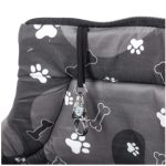 Nobleza Kutya Hordozó Táska Szürke Tappancsos S