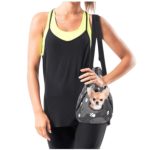 Nobleza Kutya Hordozó Táska Szürke Tappancsos S