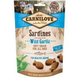   Carnilove Dog Semi Moist Snack Sardines with wild garlic - Szardínia medvehagymával 200g