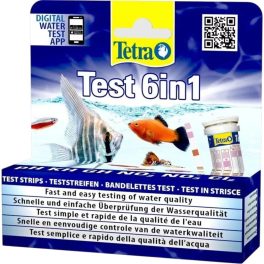   Tetra Test 6 in 1 Vízminőség Tesztcsík Akváriumhoz – 25 db
