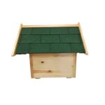 Kültéri Fa Kutyaház Zsindely Tetővel 3