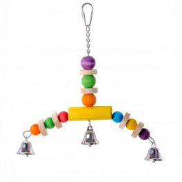 JK Animals Madárjáték Színes Fajáték Csengőkkel