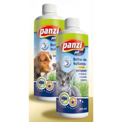 Panzi | Macska | Bolha - és Kullancsriasztó Sampon | 200ml