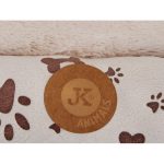 JK Animals Fekhely Bársonyos Párna S-es (Bézs)