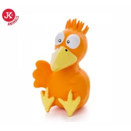 JK Animals Kutyajáték Narancssárga Madár Sípolós 13 cm