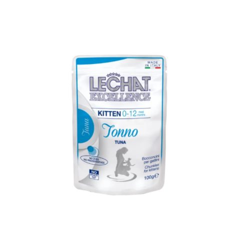 Lechat Excellence Kitten Junior Cica Alutasakos Tonhallal 100g