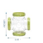 Nobleza Höri Bújó X Alakú Müanyagcső