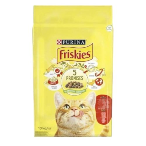  Friskies Felnőt Marhás Macskatáp 10 kg