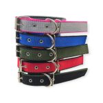 Kutyanyakörv Fém Csatos Vászon 3 / 65 cm