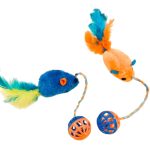 Nunbell Cicajáték Csörgö Labda Plüss Húzóegérrel