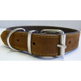 Bőr nyakörv L. 3 / 62 cm