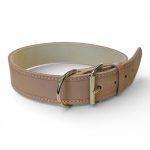 Bőr Nyakörv Végkarikás 4/74 cm