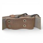 Bőr Nyakörv Végkarikás 4/74 cm