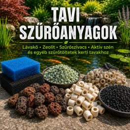 Tavi szűrőanyagok
