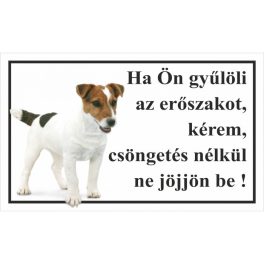 Kutyatábla Foxi 25x15 cm