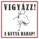 Kutyatábla Bullterrier 12.5x12.5 cm