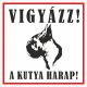 Kutyatábla Boxer 12.5x12.5 cm
