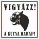 Kutyatábla Cane Corso 12.5x12.5 cm