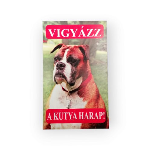 Kutyatábla | Boxer 4 | 25x15 cm