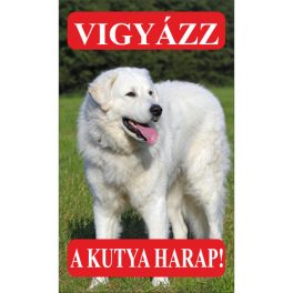 Kutyatábla Kuvasz 4 25x15 cm