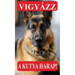 Kutyatábla Németjuhász 4 25x15 cm