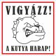 Kutyatábla Angol Bulldog 12.5x12.5 cm