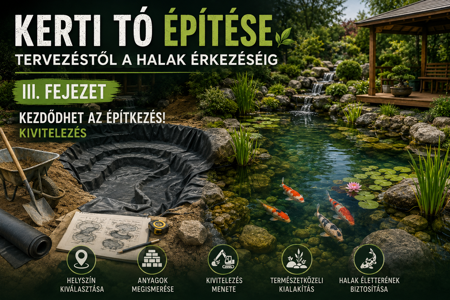 Kerti Tó építése - III. Fejezet